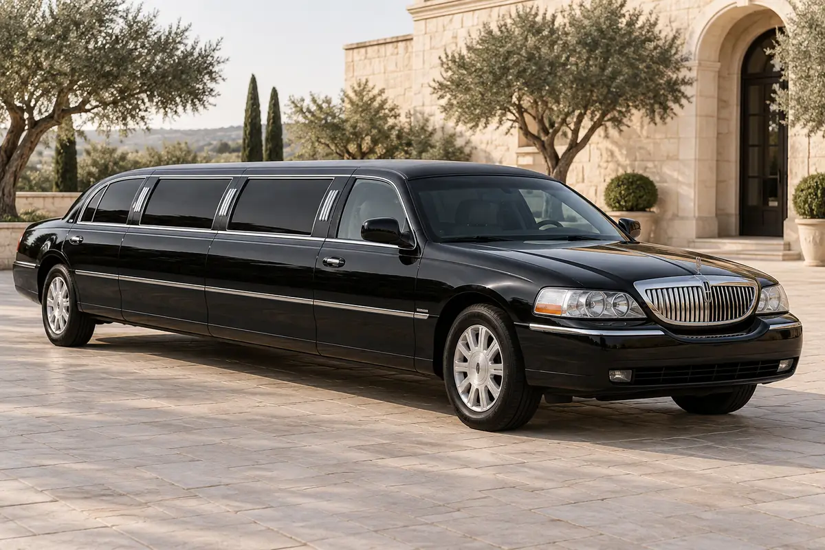 Lincoln Town Car uzatılmış limuzin — temsili görsel